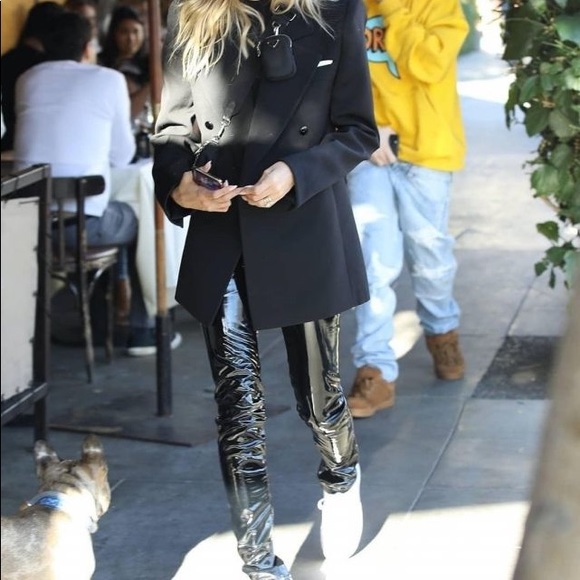 rag & bone Denim - R&B high rise vinyl skinny jeans